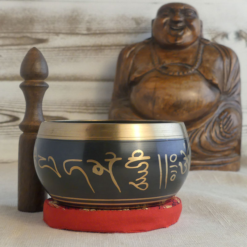 Cuenco Tibetano Buda  Ø 10,5 cm de Cuencos tibetanos 5 metales